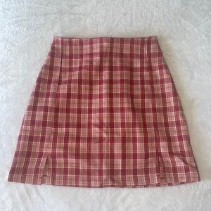 John Galt- Brandy Melville plaid skirt